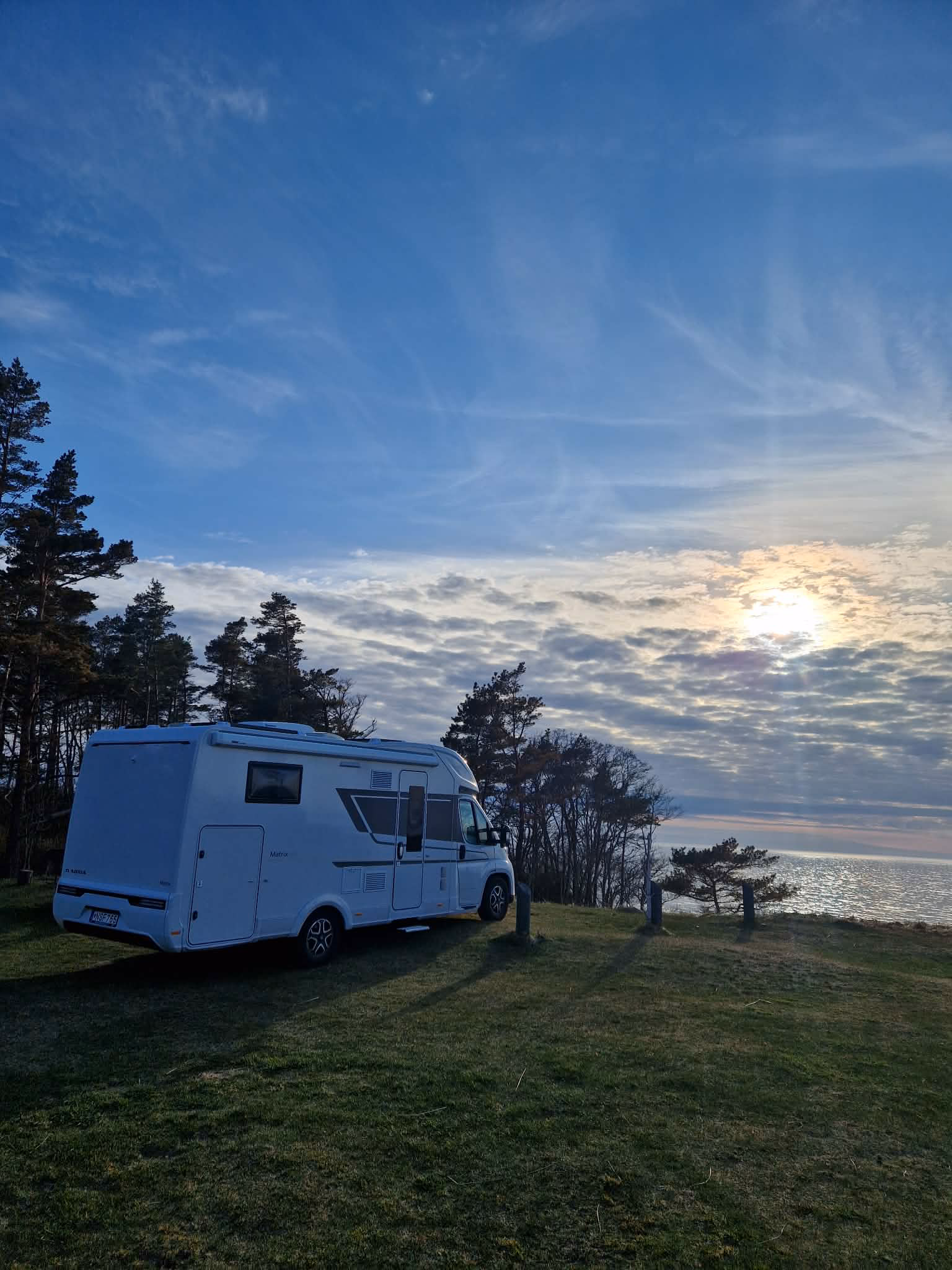 Adria Matrix Axess 650 SL kemperio išorė iš galo
