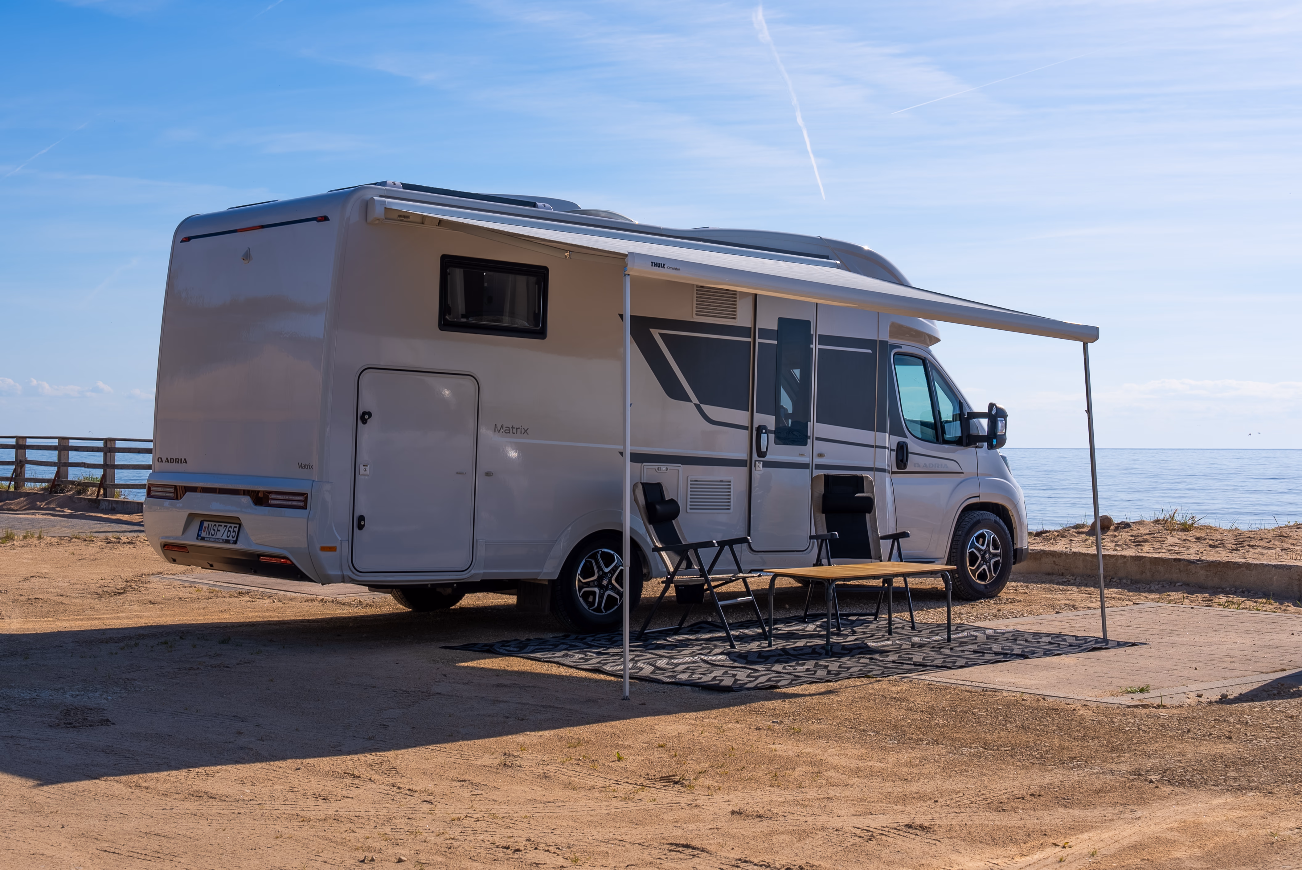 Adria Matrix Axess 650 SL kemperio išorė